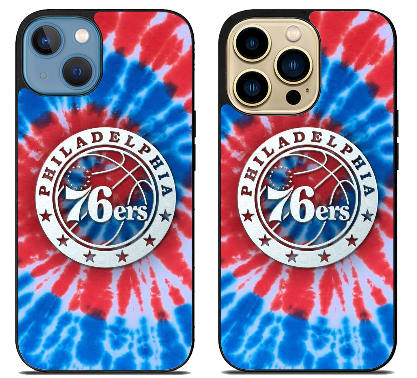 Philadelphia 76ers Logo Tye Die iPhone 14 | 14 Plus | 14 Pro | 14 Pro Max Case
