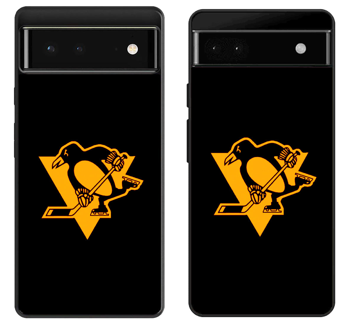 Pittsburgh Penguins Black Google Pixel 6 | 6A | 6 Pro Case