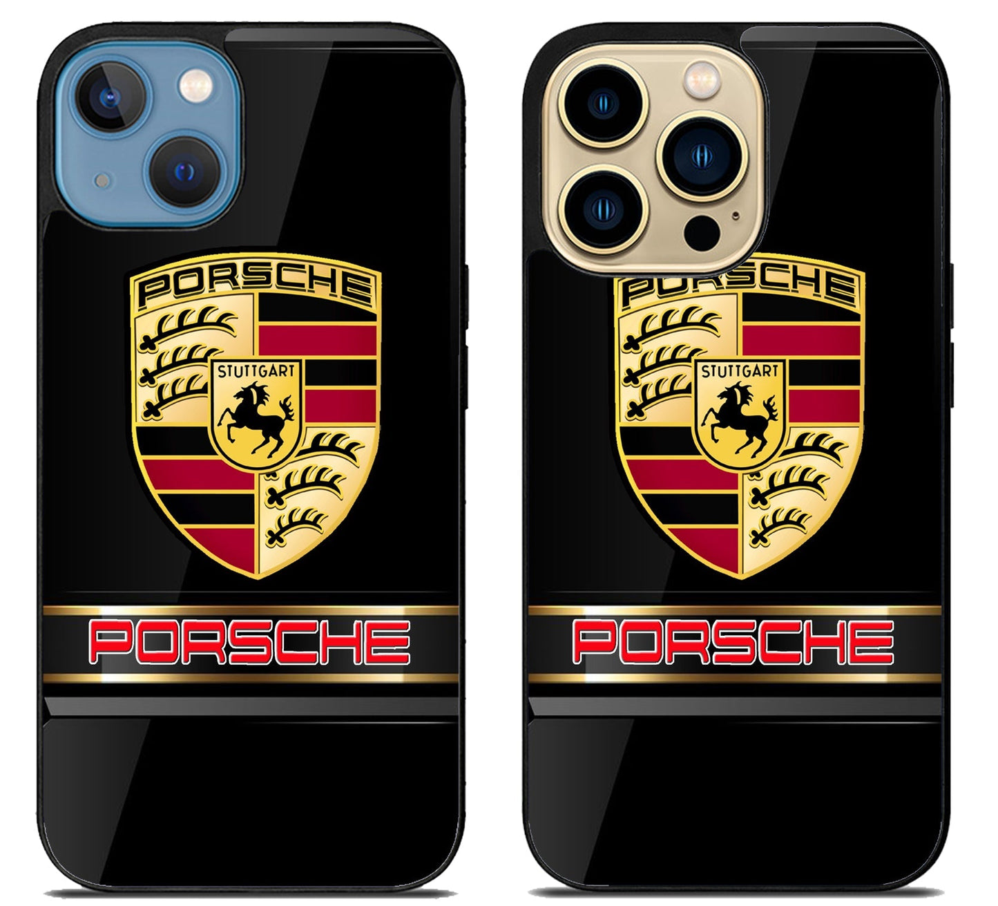 Porsche Black Cover iPhone 14 | 14 Plus | 14 Pro | 14 Pro Max Case
