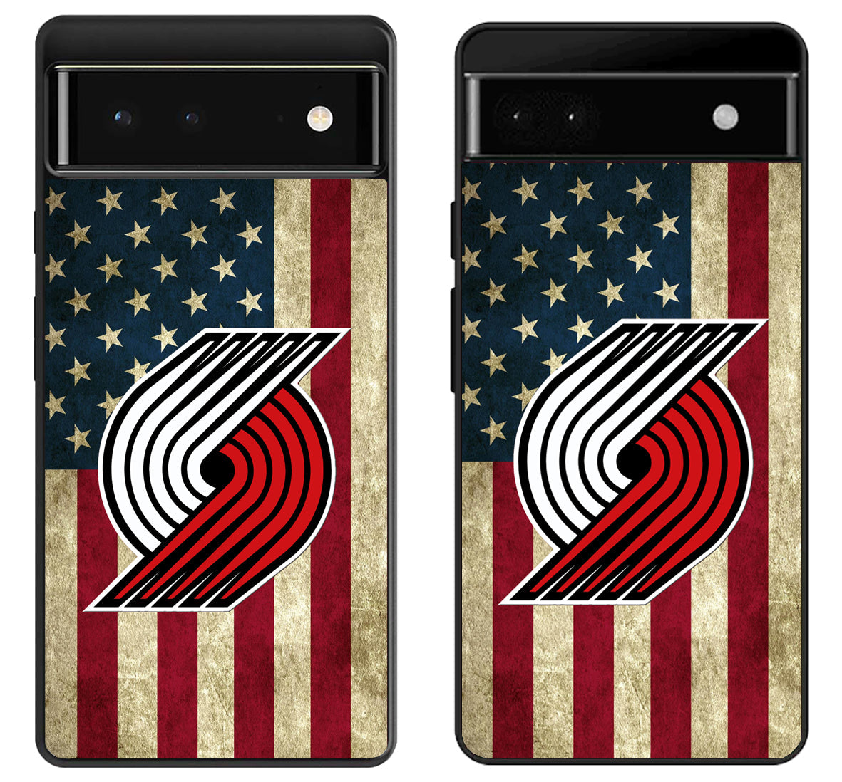 Portland Trail Blazers Logo Flag Google Pixel 6 | 6A | 6 Pro Case