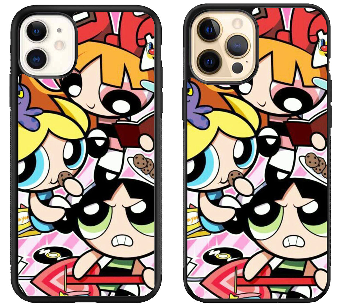 Powerpuff Collage iPhone 12 | 12 Mini | 12 Pro | 12 Pro Max Case