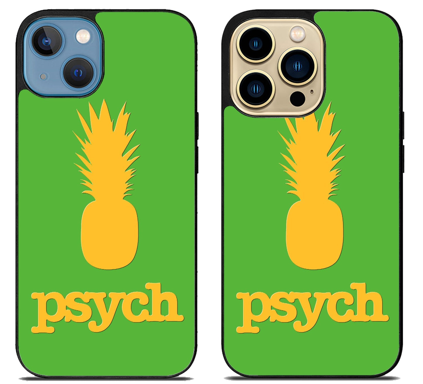 Psych Pineapple iPhone 14 | 14 Plus | 14 Pro | 14 Pro Max Case