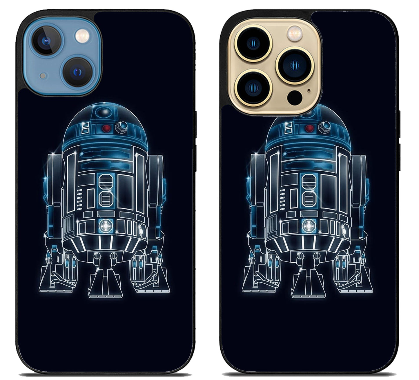 R2D2 Star Wars Black iPhone 14 | 14 Plus | 14 Pro | 14 Pro Max Case