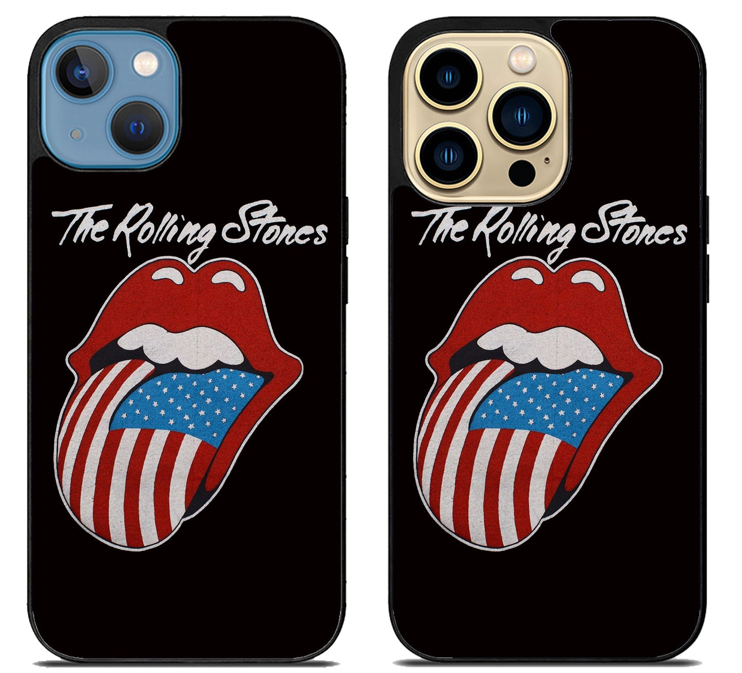 Rolling Stones Black iPhone 14 | 14 Plus | 14 Pro | 14 Pro Max Case