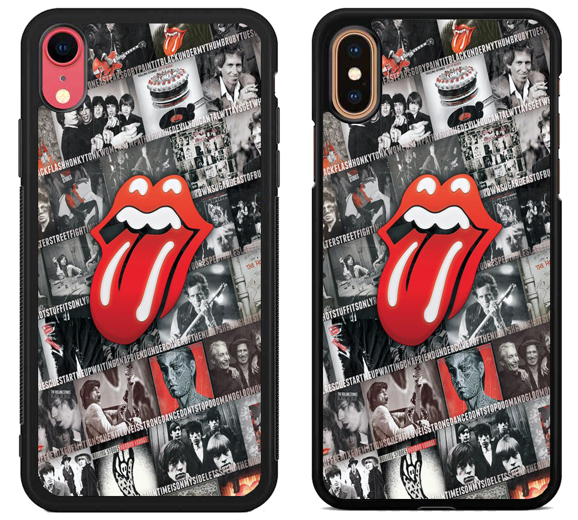 Rolling Stones Collage iPhone X | Xs | Xr | Xs Max Case