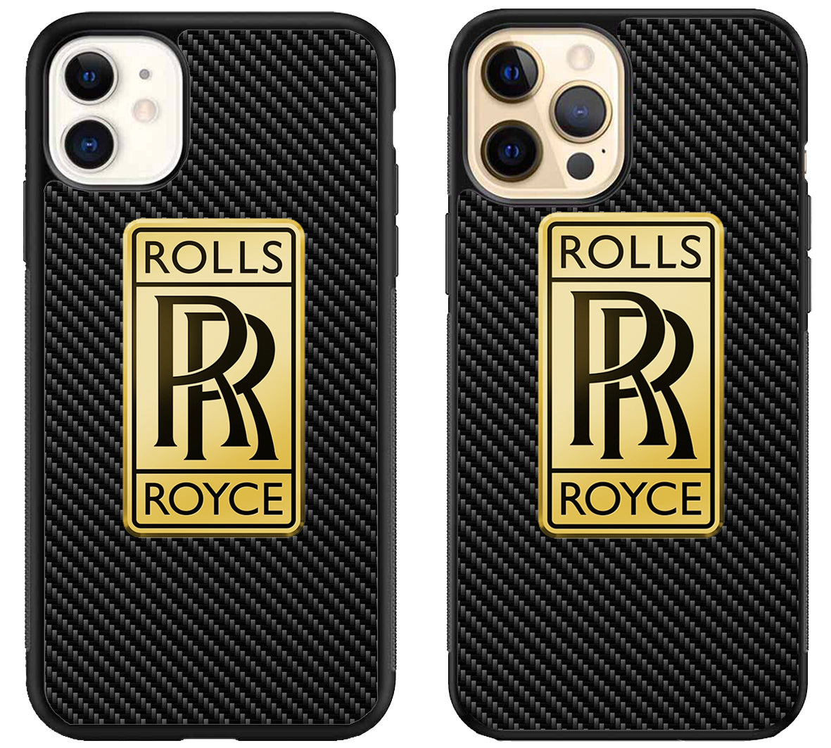 Rolls Royce Gold Carbon iPhone 12 | 12 Mini | 12 Pro | 12 Pro Max Case