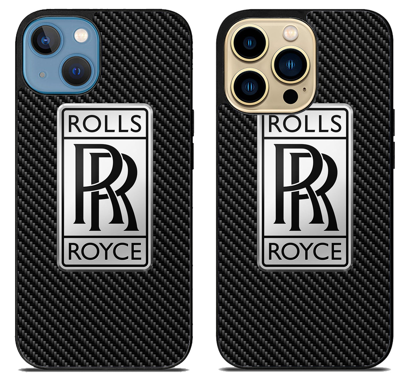 Rolls Royce Logo Carbon iPhone 14 | 14 Plus | 14 Pro | 14 Pro Max Case