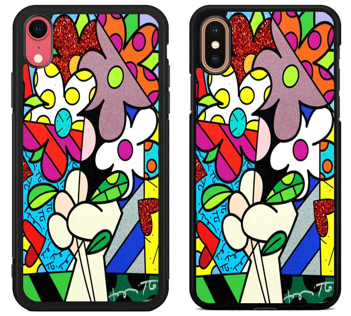 Romero Britto Background iPhone X | Xs | Xr | Xs Max Case