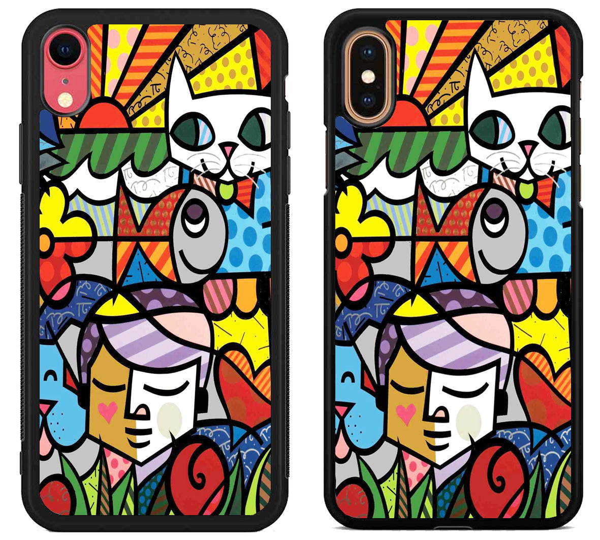 Romero Britto Collage iPhone X | Xs | Xr | Xs Max Case