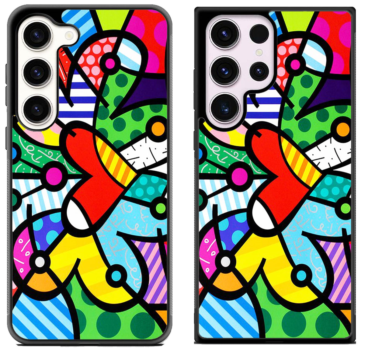 Romero Britto Wallpaper Samsung Galaxy S23 | S23+ | S23 Ultra Case