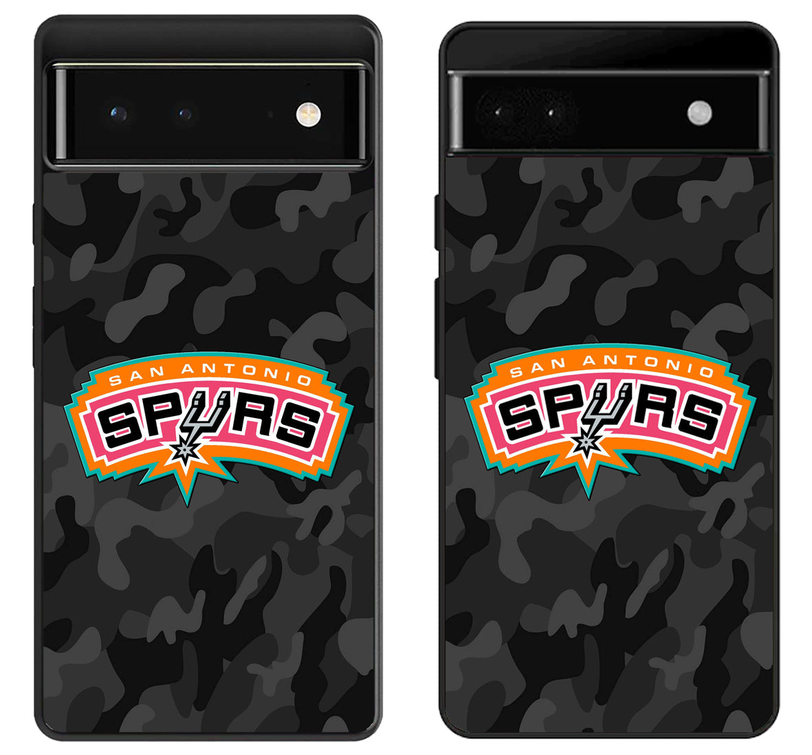 San Antonio Spurs Camo Google Pixel 6 | 6A | 6 Pro Case