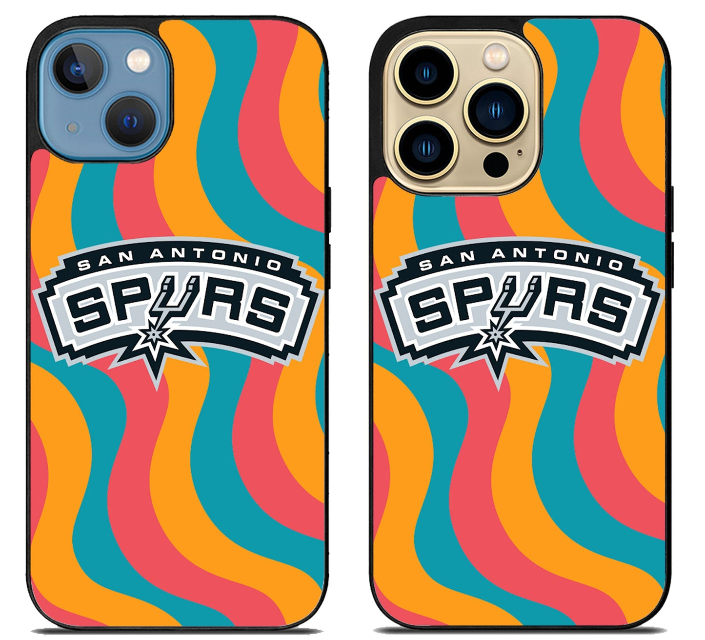 San Antonio Spurs Colorfull iPhone 14 | 14 Plus | 14 Pro | 14 Pro Max Case