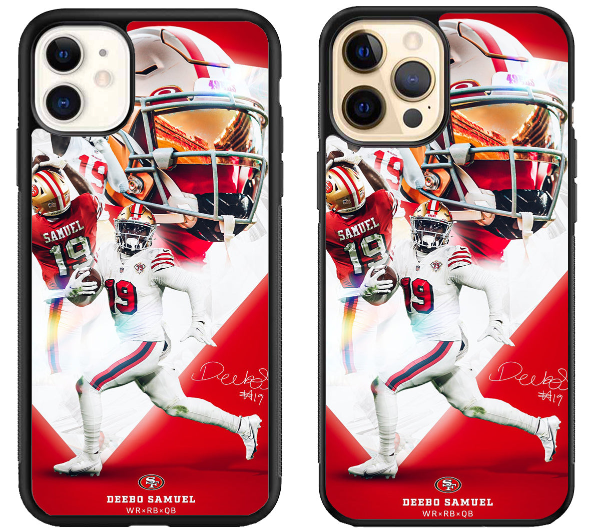 San Francisco 49ers Deebo Samuel Signature iPhone 12 | 12 Mini | 12 Pro | 12 Pro Max Case