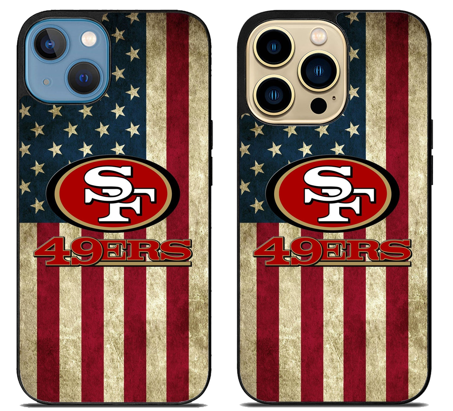 San Francisco 49ers Football Flag iPhone 14 | 14 Plus | 14 Pro | 14 Pro Max Case