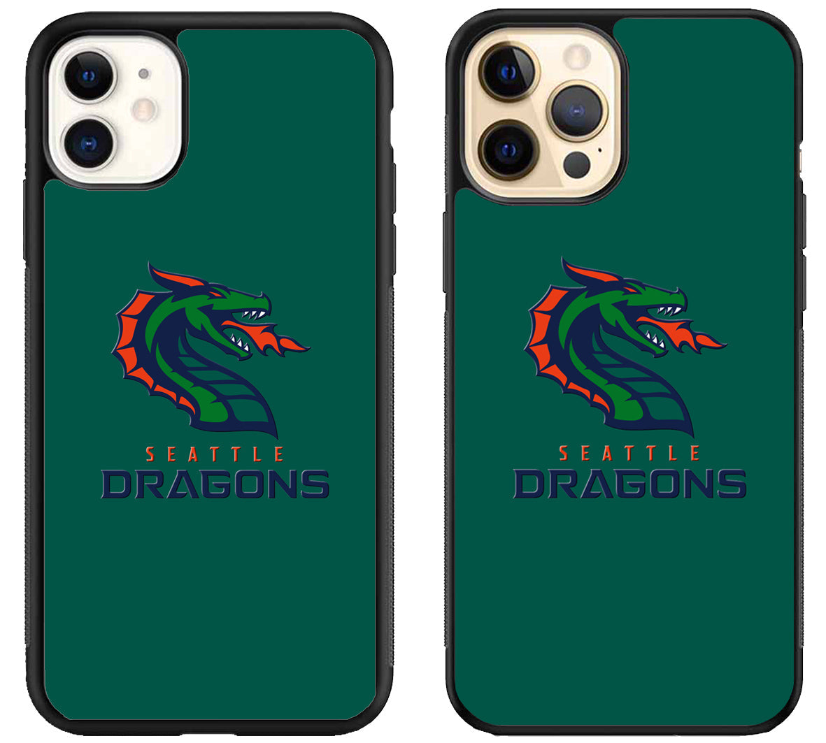Seattle Dragons Cover iPhone 12 | 12 Mini | 12 Pro | 12 Pro Max Case