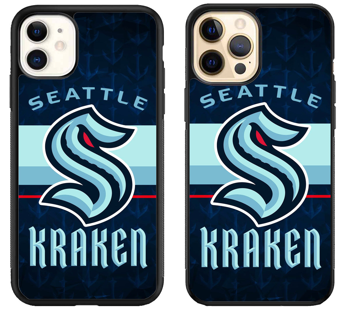 Seattle Kraken Background iPhone 12 | 12 Mini | 12 Pro | 12 Pro Max Case