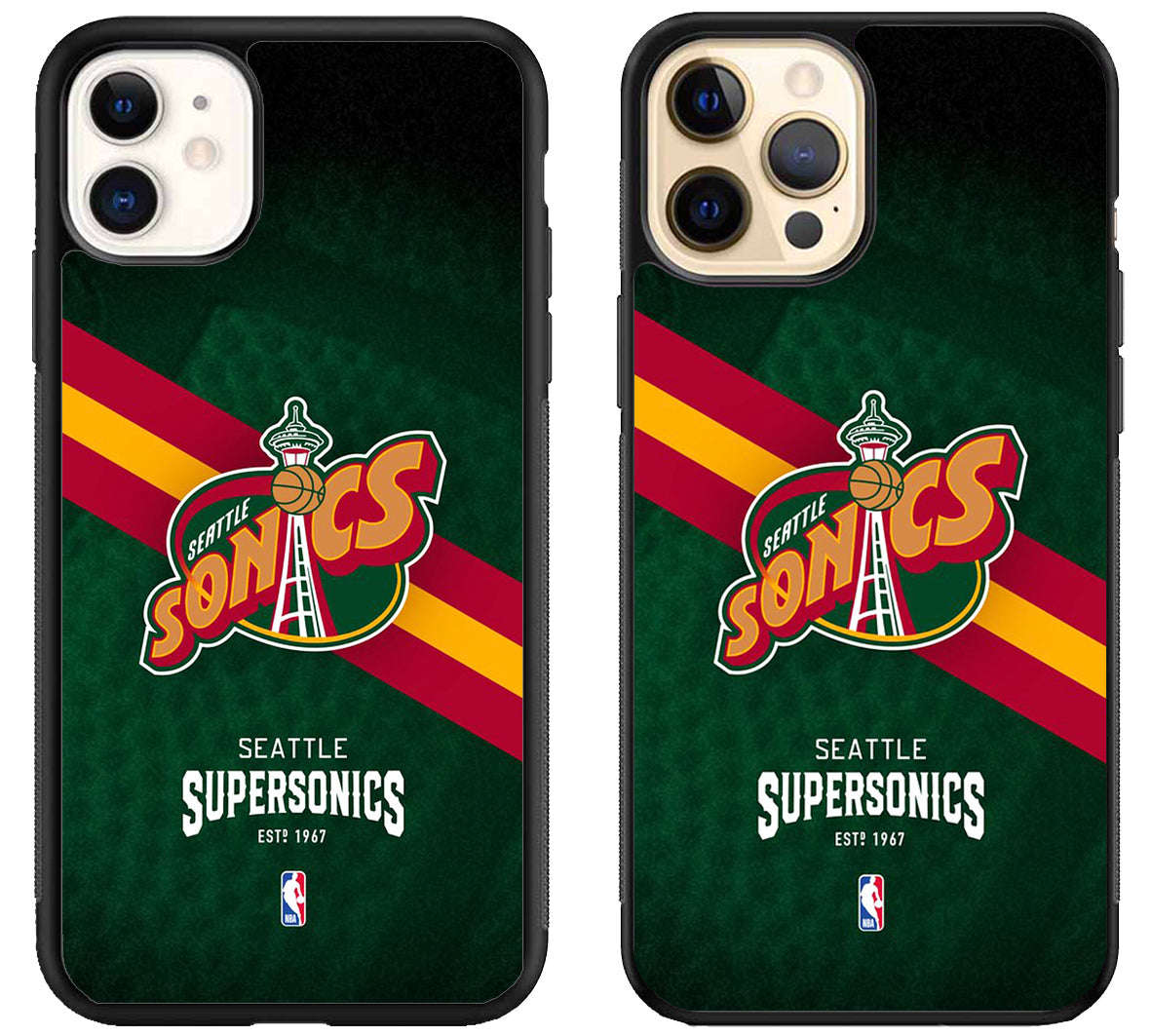 Seattle Supersonics Vintage iPhone 12 | 12 Mini | 12 Pro | 12 Pro Max Case