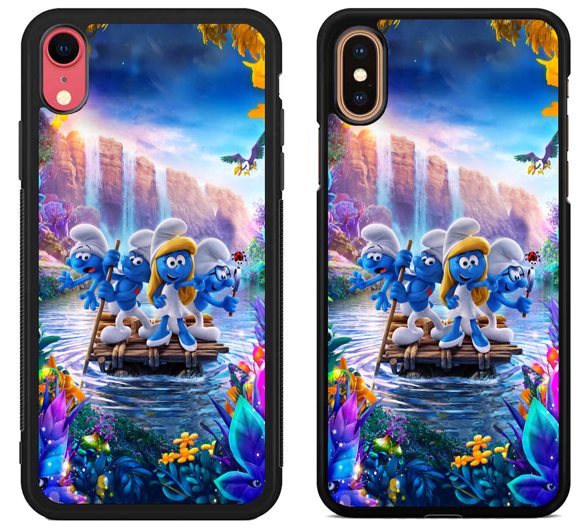 Smurfs And Friend Cover iPhone X | Xs | Xr | Xs Max Case