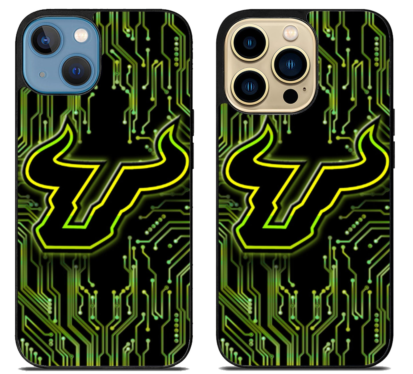 South Florida Bull Background iPhone 14 | 14 Plus | 14 Pro | 14 Pro Max Case