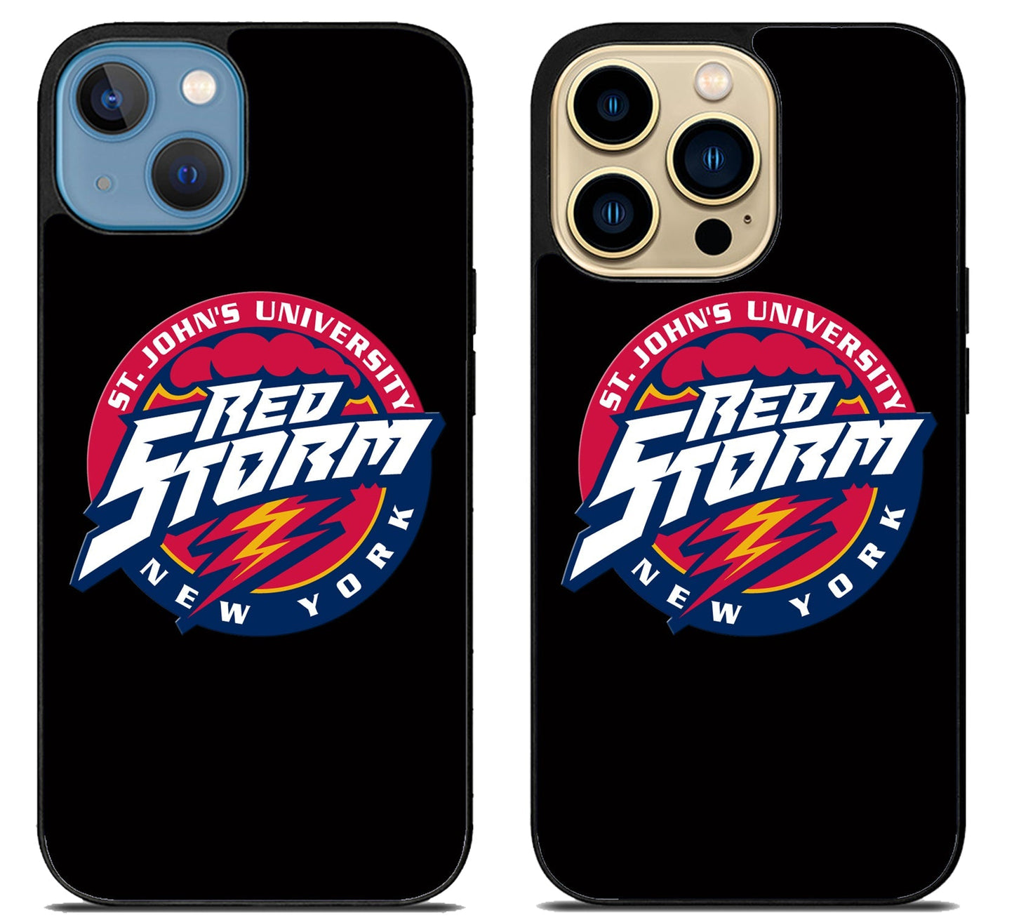 St John's Red Storm Black iPhone 14 | 14 Plus | 14 Pro | 14 Pro Max Case