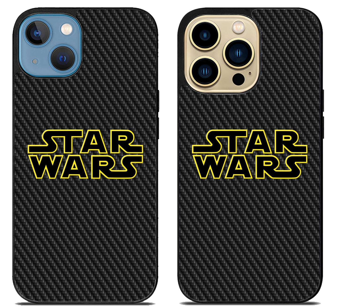 Star Wars Logo Carbon iPhone 14 | 14 Plus | 14 Pro | 14 Pro Max Case