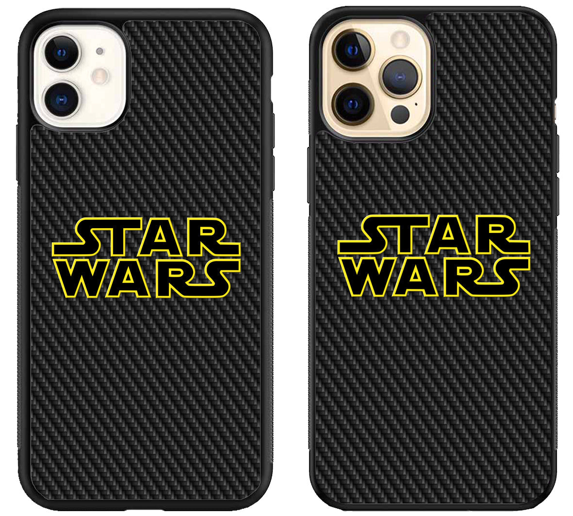 Star Wars Logo Carbon iPhone 12 | 12 Mini | 12 Pro | 12 Pro Max Case