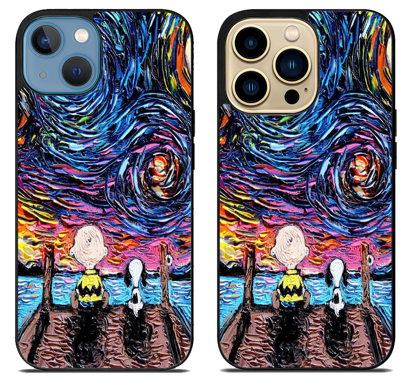 Starry Night snoopy iPhone 14 | 14 Plus | 14 Pro | 14 Pro Max Case
