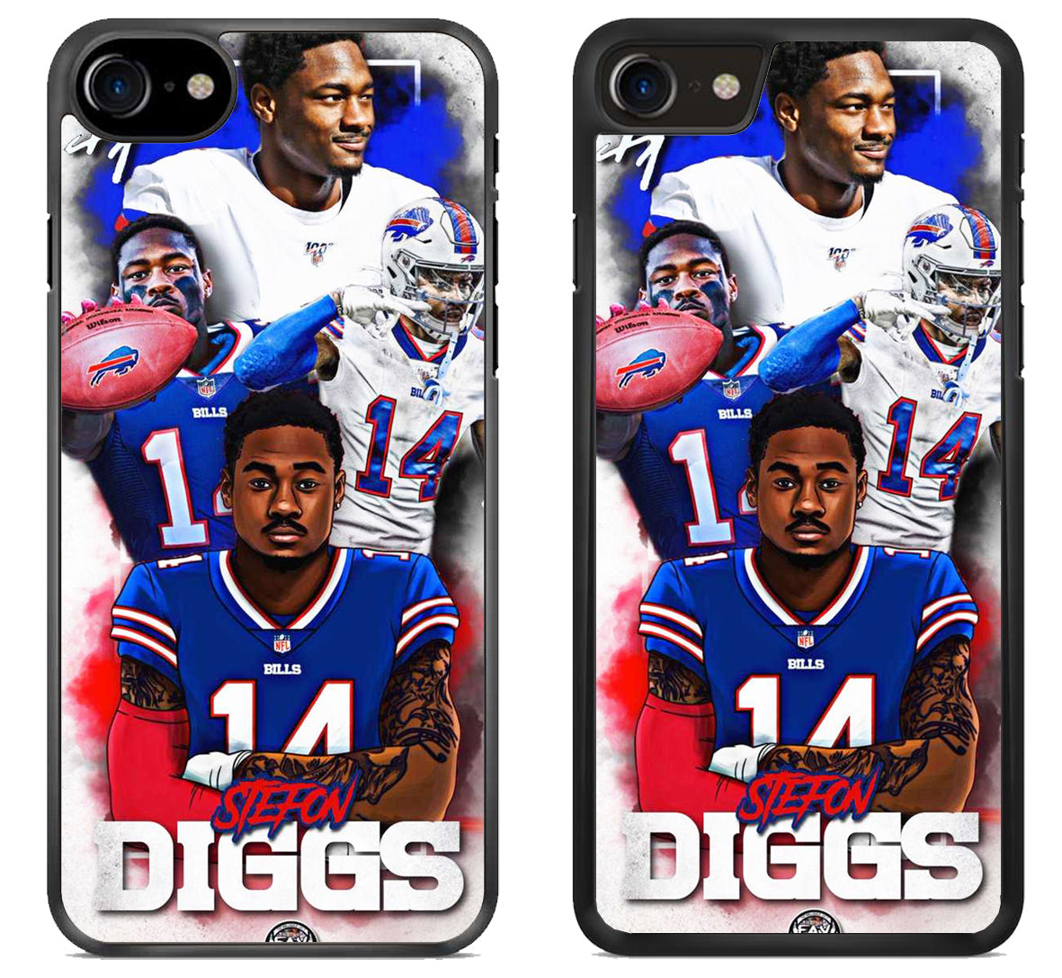 Stefon Diggs Buffalo Bills Collage iPhone SE 2020 | iPhone SE 2022 Case