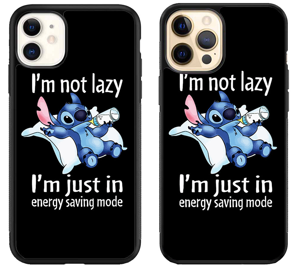 Stitch im Not Lazy iPhone 12 | 12 Mini | 12 Pro | 12 Pro Max Case