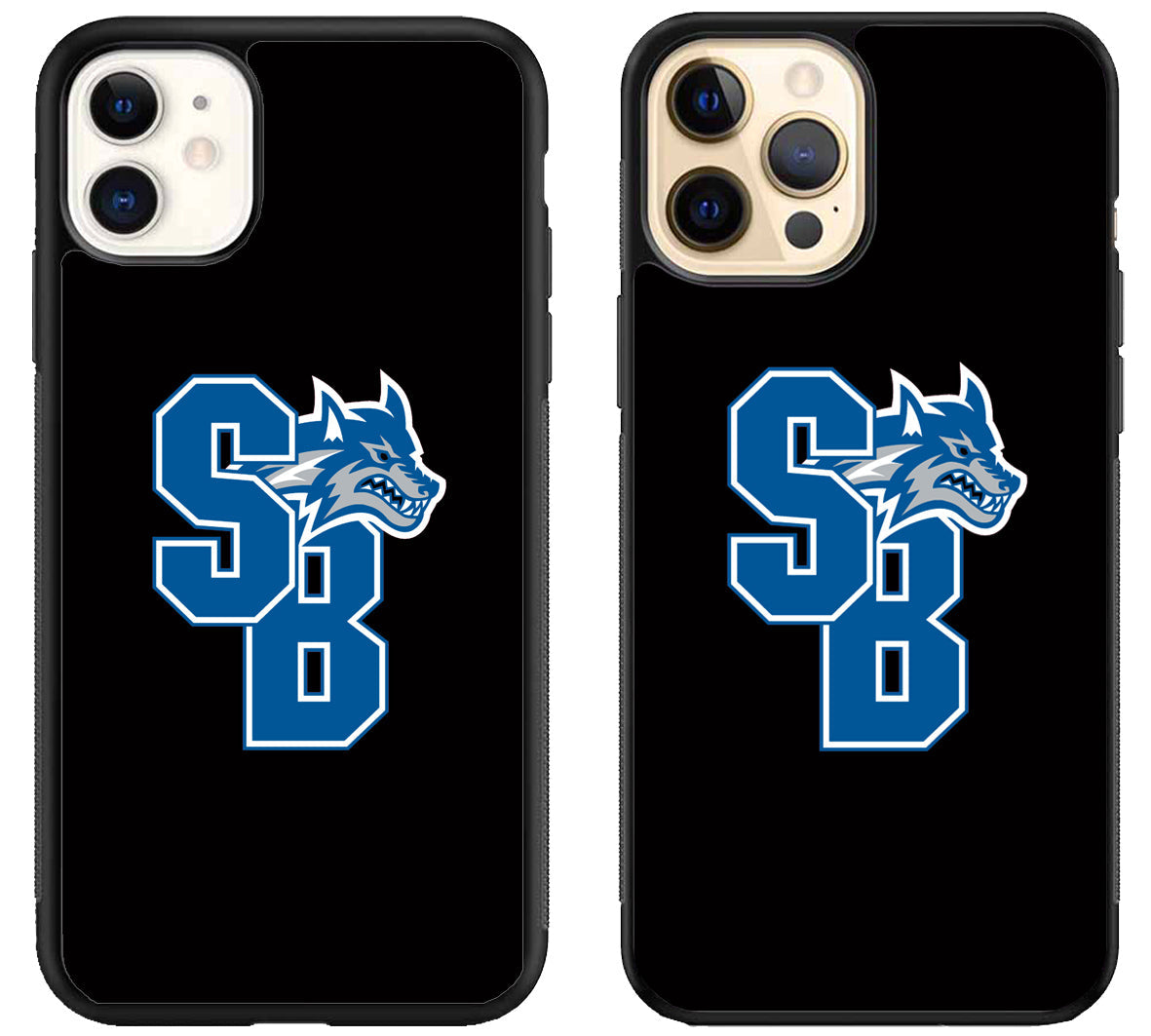 Stony Brook Seawolves Black iPhone 12 | 12 Mini | 12 Pro | 12 Pro Max Case