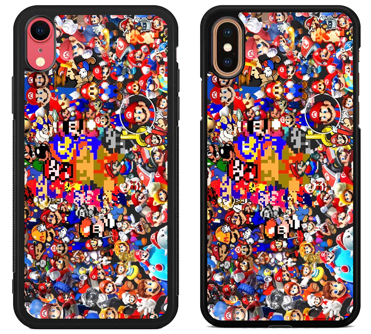 Super Mario Collage iPhone X | Xs | Xr | Xs Max Case