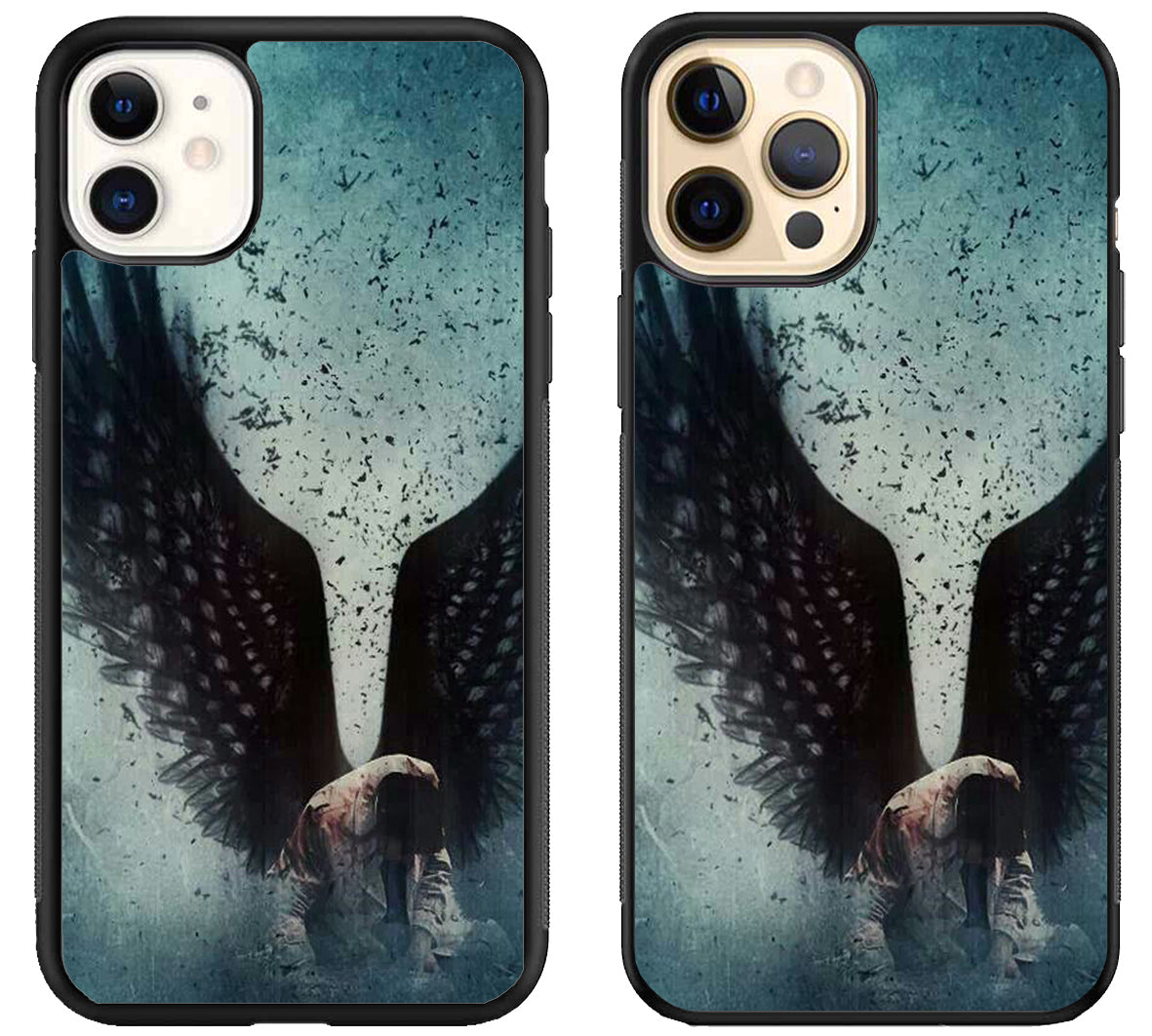 Supernatural castiel wings iPhone 12 | 12 Mini | 12 Pro | 12 Pro Max Case
