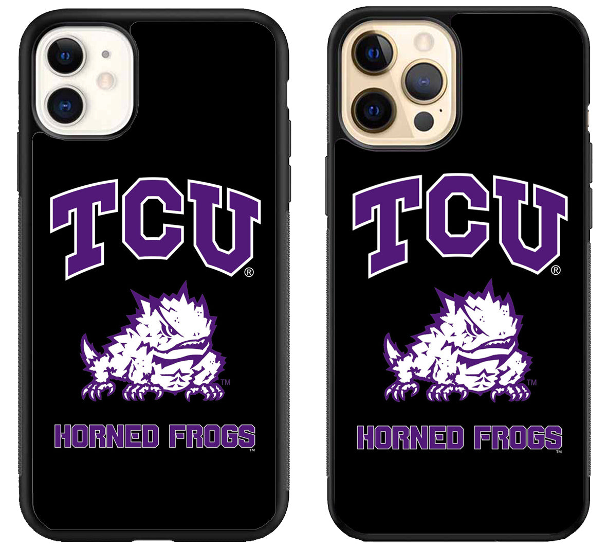 TCU Horned Frogs Logo iPhone 12 | 12 Mini | 12 Pro | 12 Pro Max Case