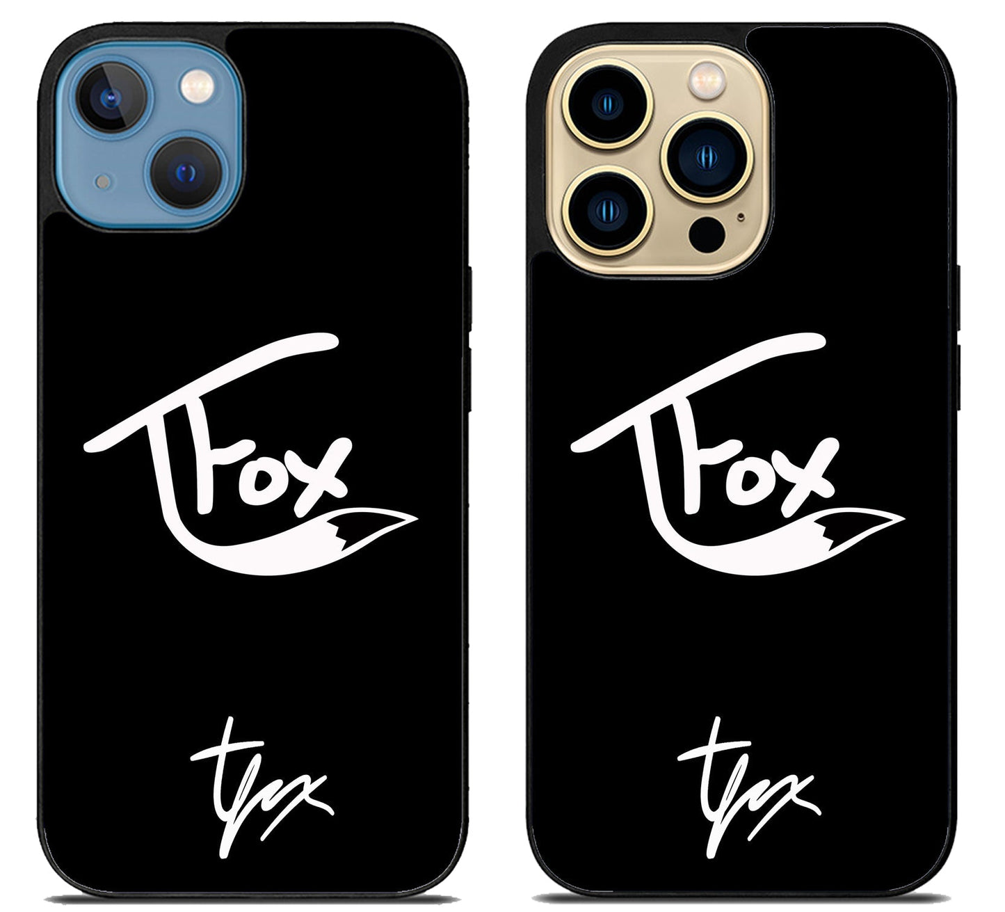 Tanner Fox Black Signatute iPhone 14 | 14 Plus | 14 Pro | 14 Pro Max Case
