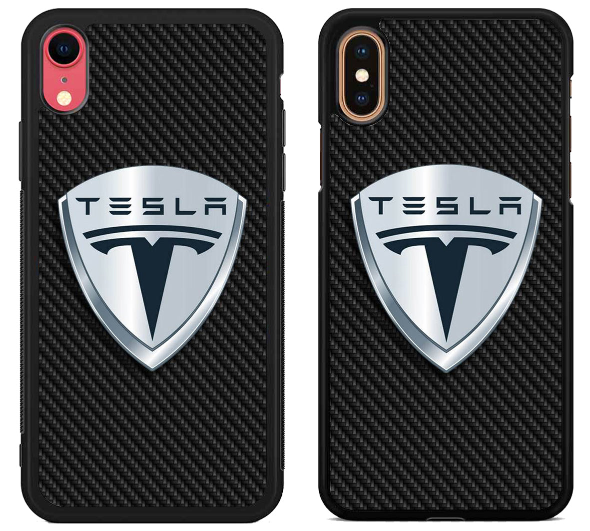 Tesla Logo Carbon iPhone X | Xs | Xr | Xs Max Case