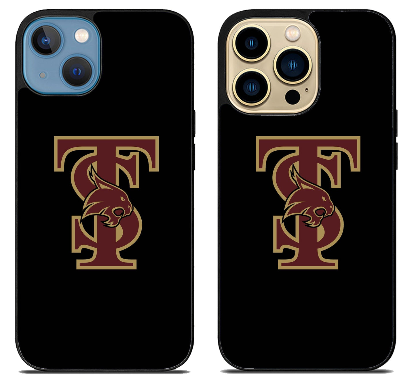 Texas State Bobcats Logo iPhone 14 | 14 Plus | 14 Pro | 14 Pro Max Case