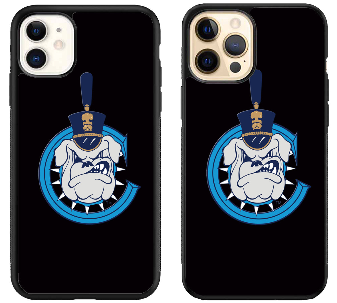 The Citadel Bulldogs football iPhone 12 | 12 Mini | 12 Pro | 12 Pro Max Case