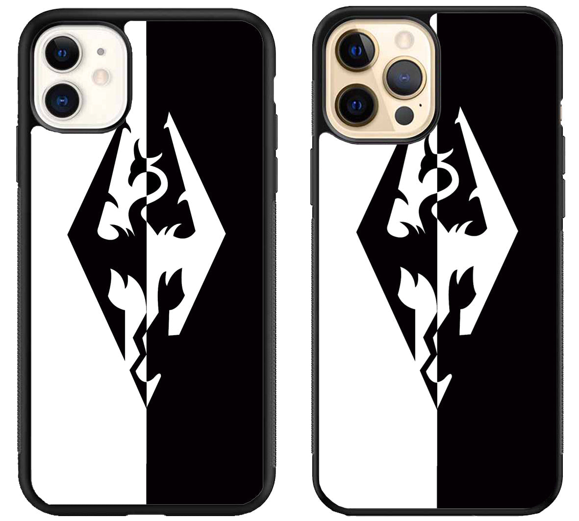 The Elder Black White iPhone 12 | 12 Mini | 12 Pro | 12 Pro Max Case