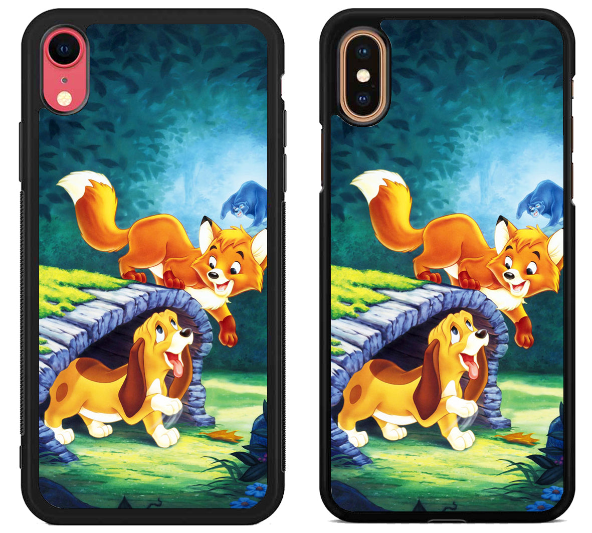 The Fox and the Hound Wallpaper iPhone X | Xs | Xr | Xs Max Case