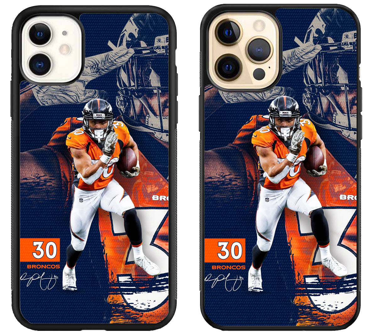 Tioni Taylor Denver Broncos iPhone 12 | 12 Mini | 12 Pro | 12 Pro Max Case