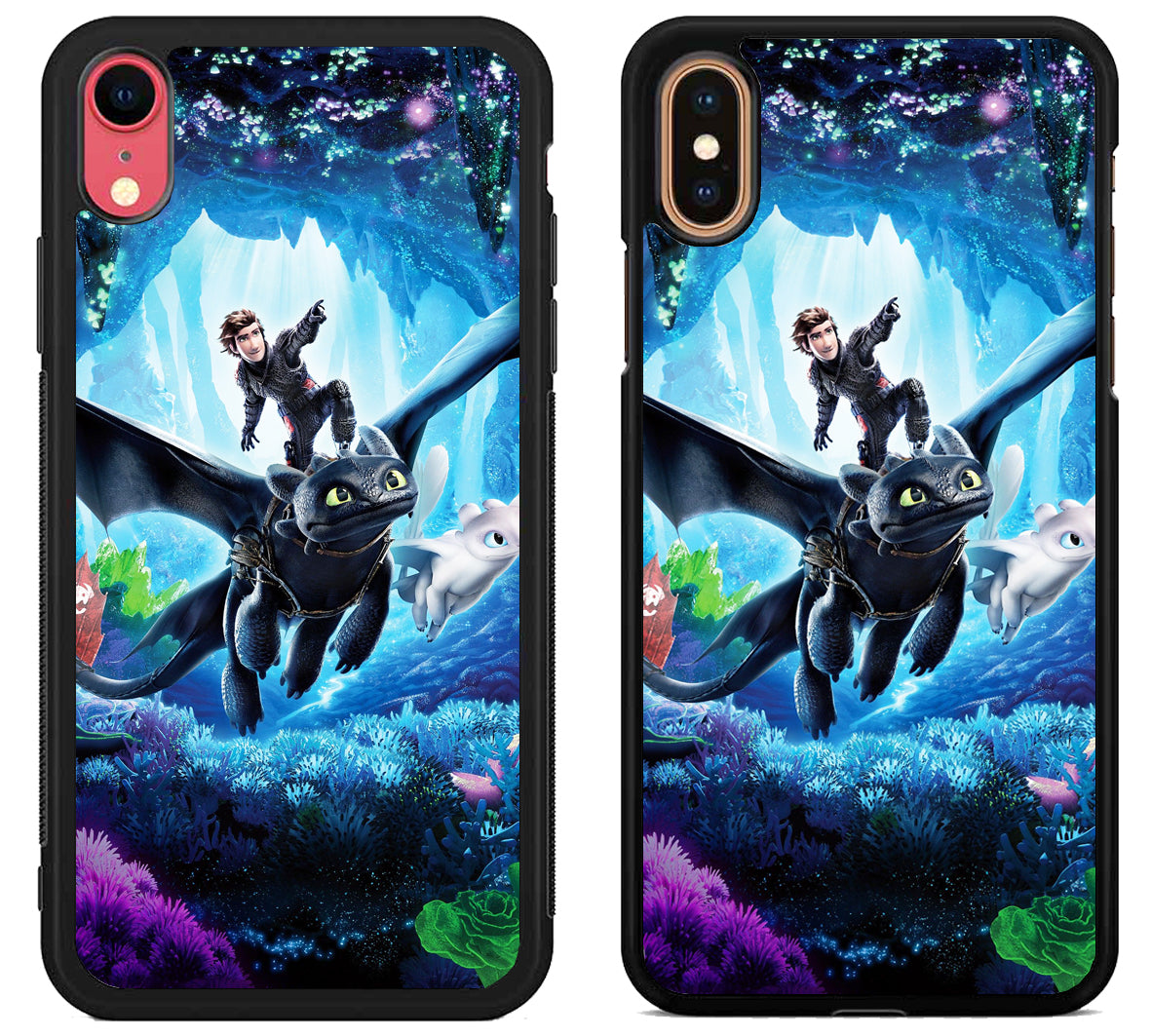 Toothless Dragon And Hiccup iPhone X | Xs | Xr | Xs Max Case
