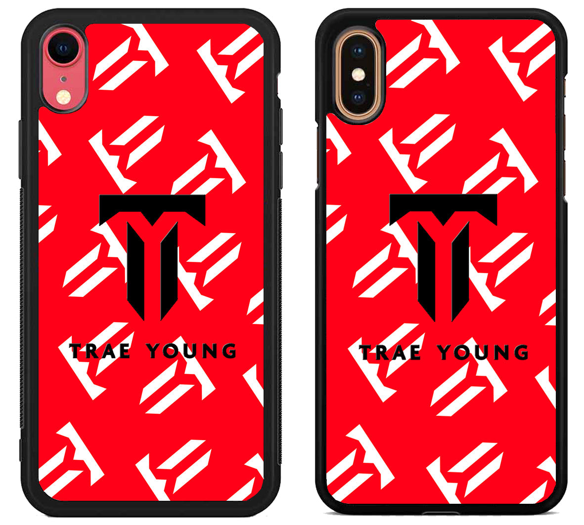 Trae Young Logo Collage iPhone X | Xs | Xr | Xs Max Case