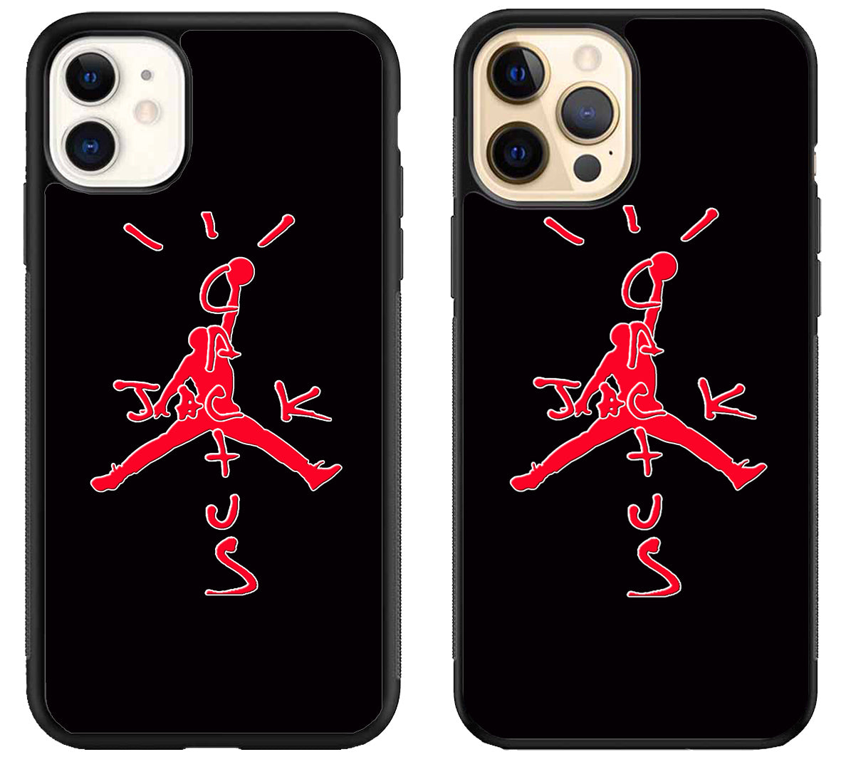 Travis Scott Jack Cactus X Jordan Red iPhone 12 | 12 Mini | 12 Pro | 12 Pro Max Case