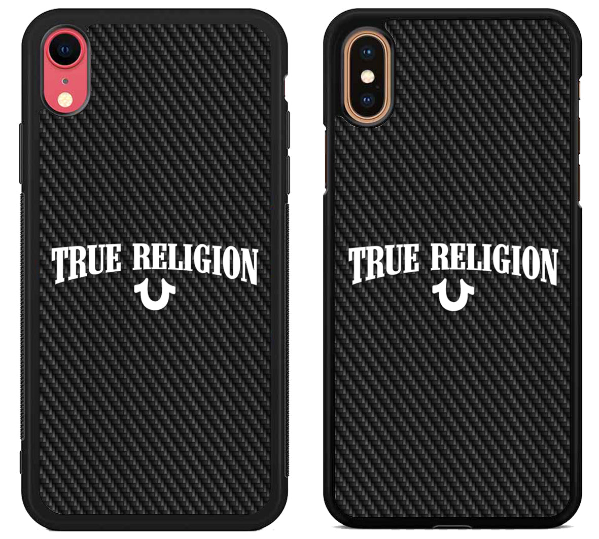 True Religion Logo Carbon iPhone X | Xs | Xr | Xs Max Case