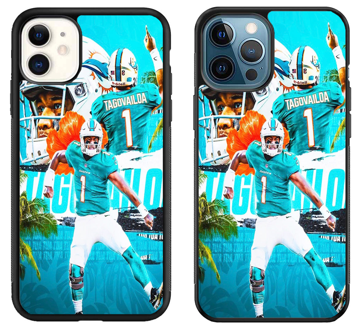 Tua Tagovailoa Miami Dolphins Collage iPhone 11 | 11 Pro | 11 Pro Max Case