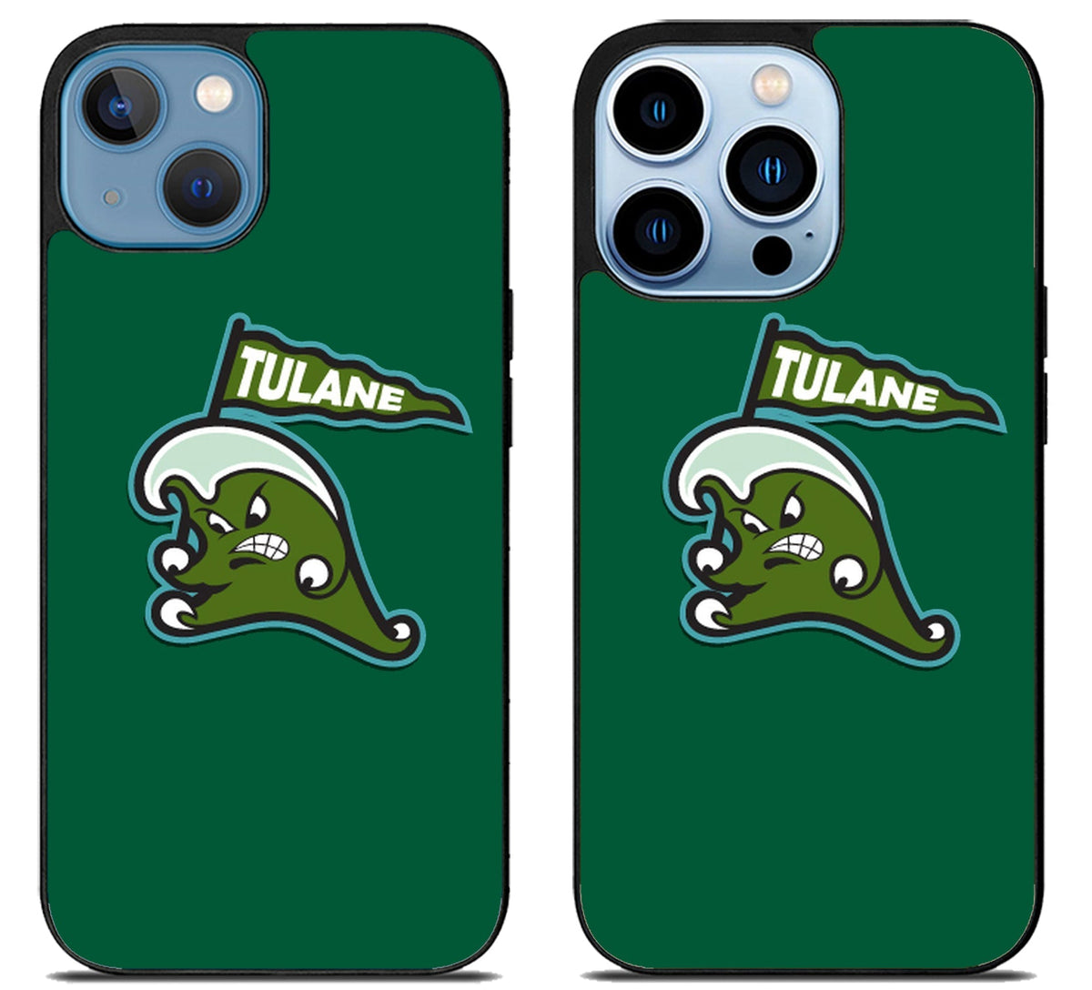 Tulane Green Wave Logo iPhone 13 | 13 Mini | 13 Pro | 13 Pro Max Case
