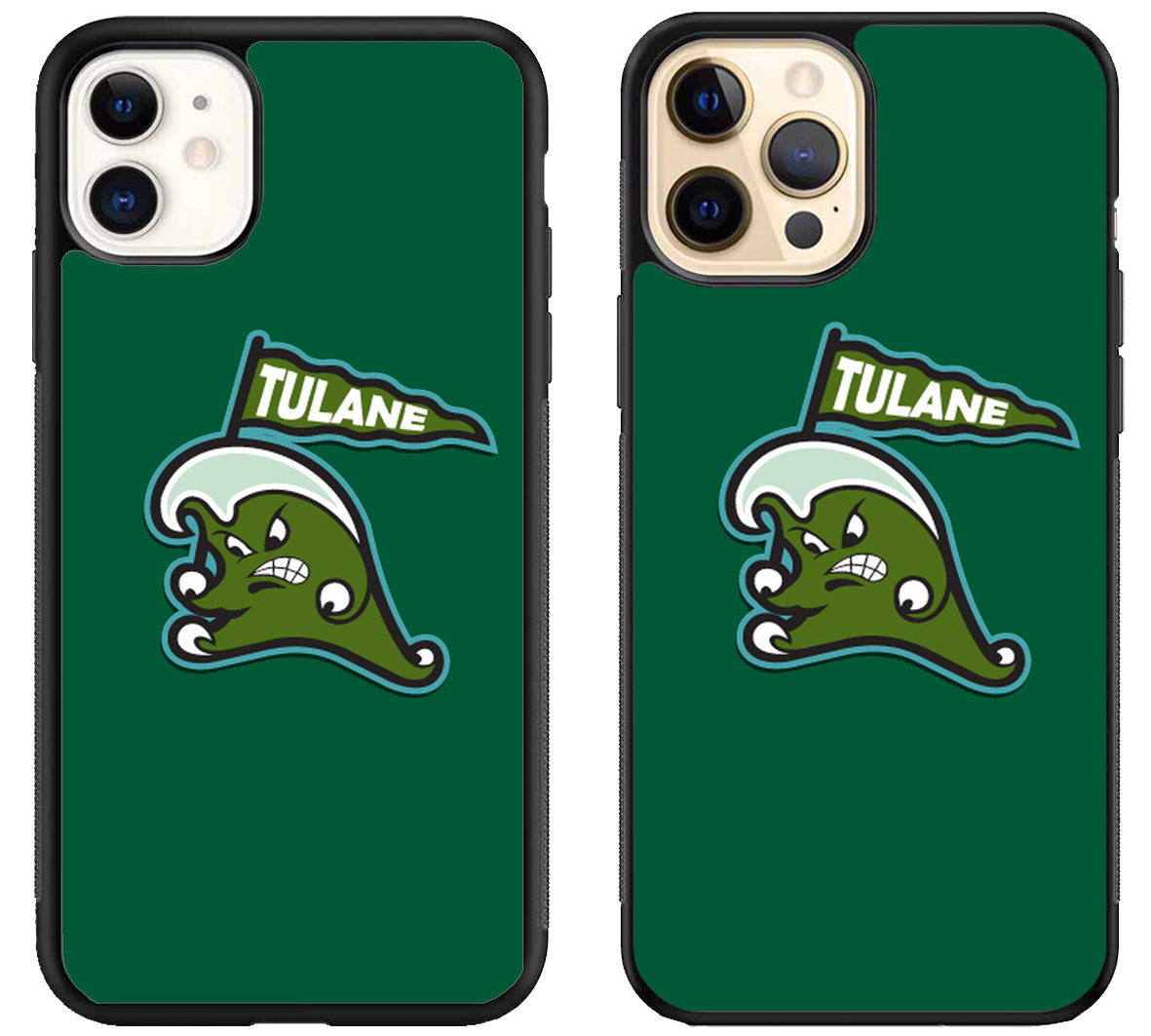 Tulane Green Wave Logo iPhone 12 | 12 Mini | 12 Pro | 12 Pro Max Case