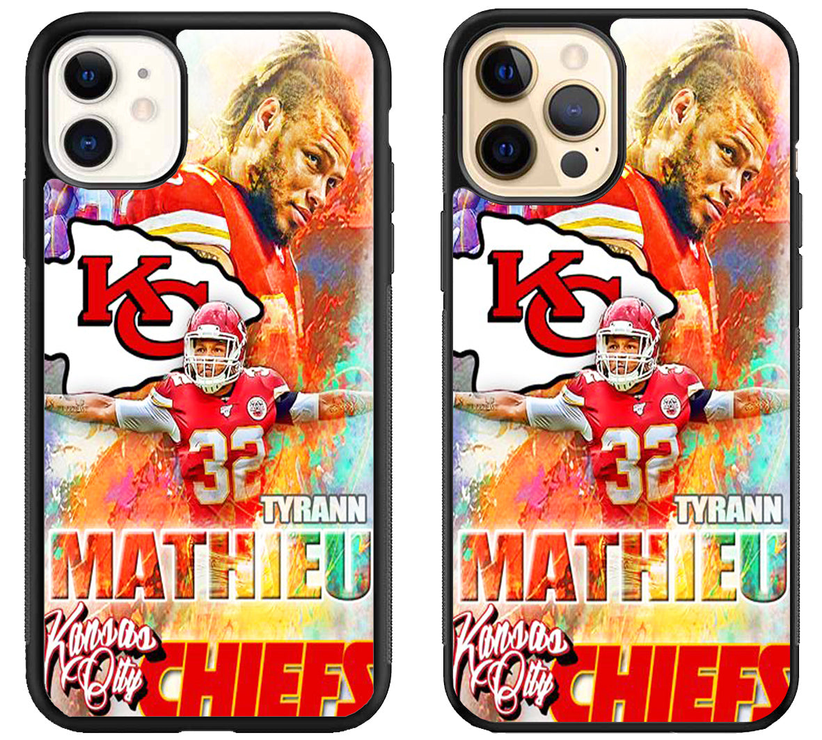 Tyrann Mathieu Chiefs iPhone 12 | 12 Mini | 12 Pro | 12 Pro Max Case
