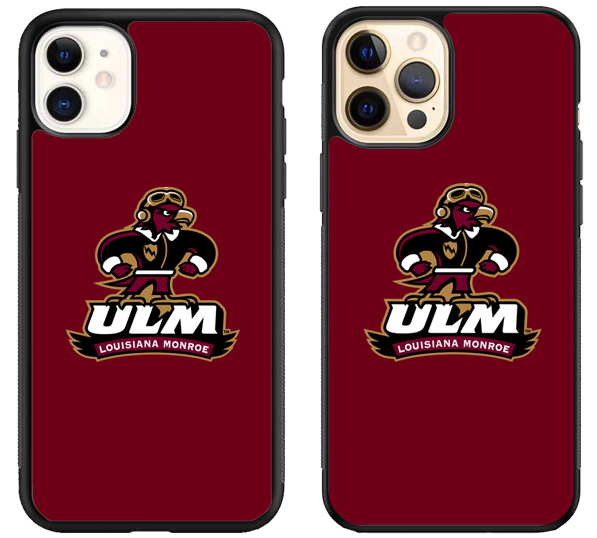 ULM Louisiana Monroe Warhawks University iPhone 12 | 12 Mini | 12 Pro | 12 Pro Max Case