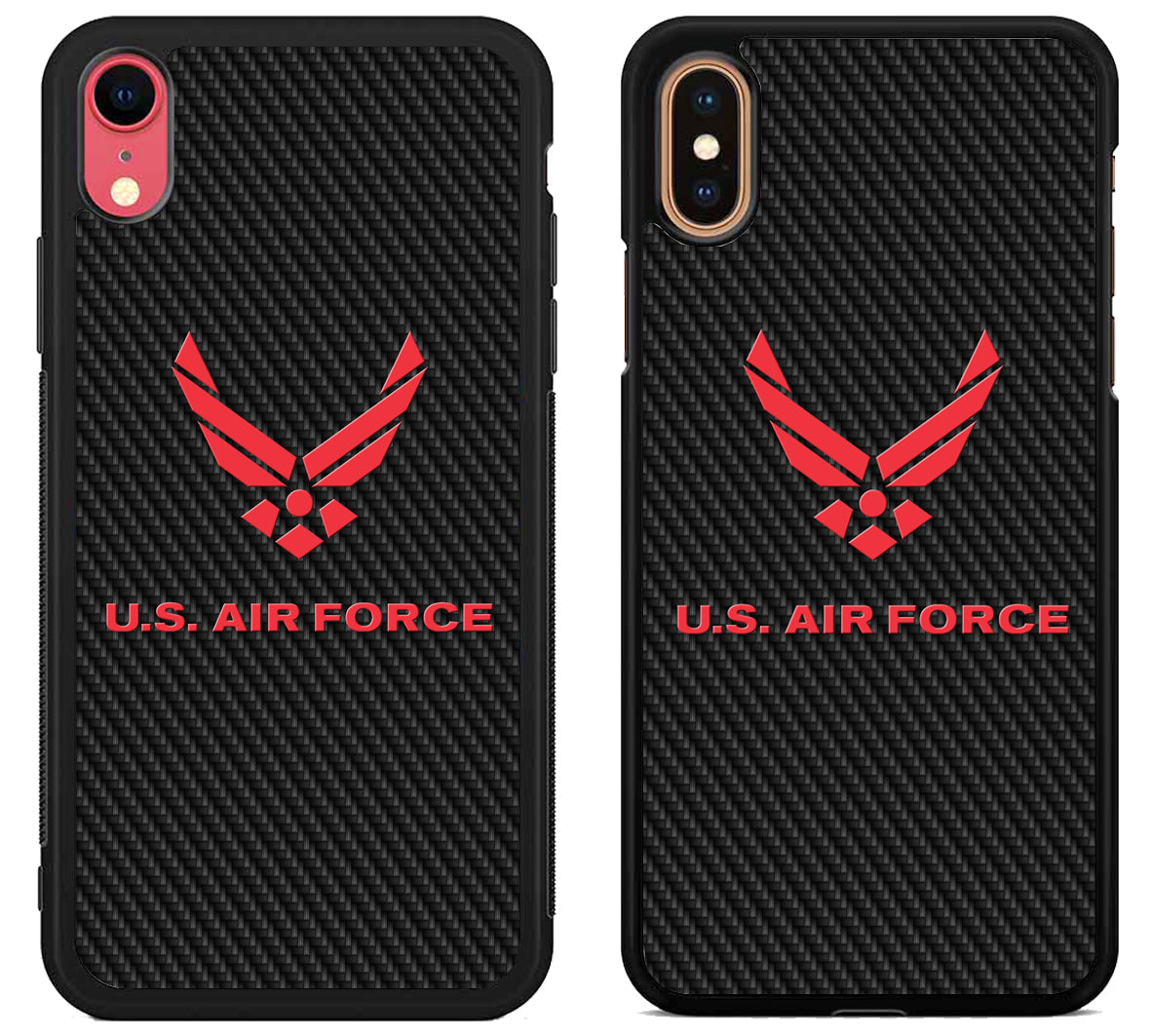 US Air Force Logo Carbon iPhone X | Xs | Xr | Xs Max Case